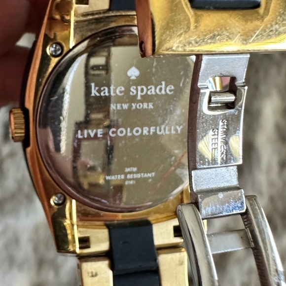 KATE SPADE • Women’s Gold & Black Skyline Watch